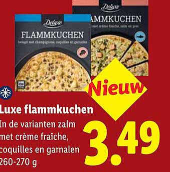 Luxe flammkuchen Nieuw