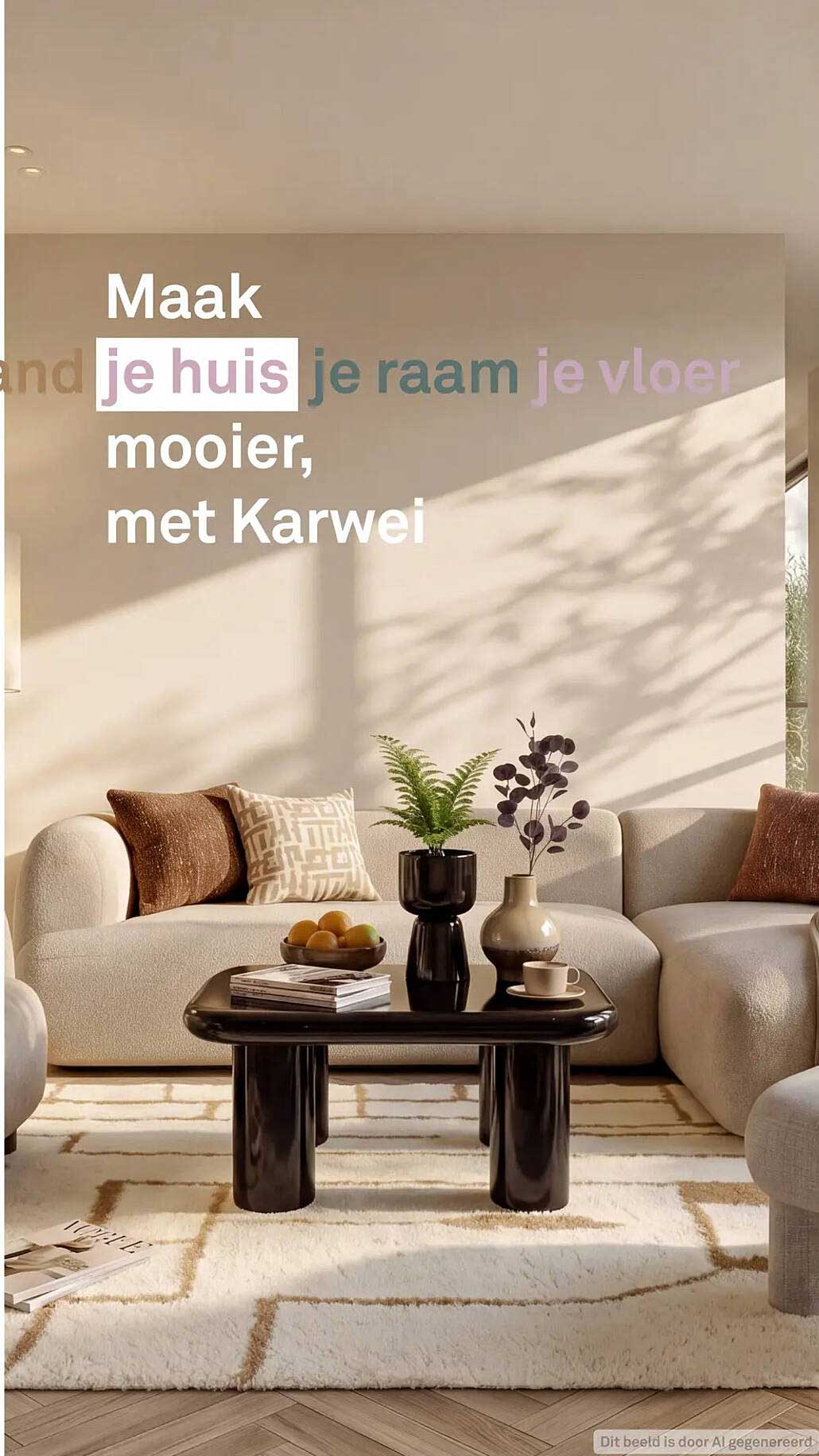 Maak je huis, je raam, je vloer mooier, met Karwei