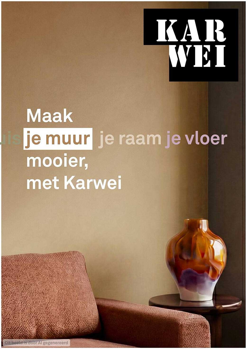 Maak je muur, je raam, je vloer mooier, met Karwei
