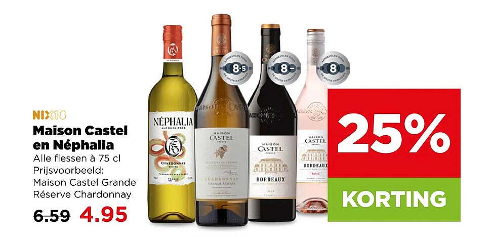 Maison Castel en Néphalïa Alle flessen à 75 cl 25% KORTING