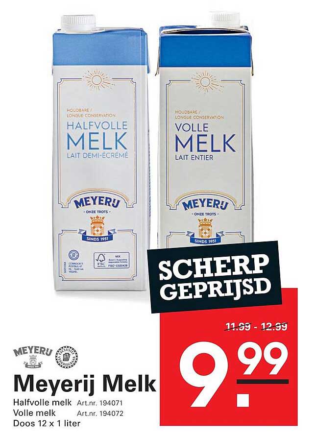 Meyeri Melk Scherp Geprijsd