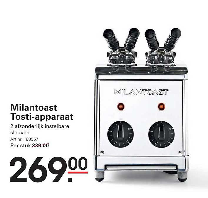 Milantoast Tosti-apparaat