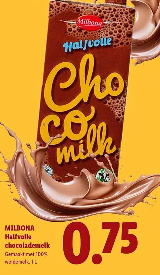 MILBONA Halfvolle chocolademelk