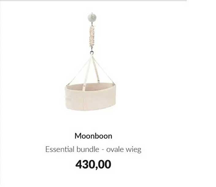 Moonboon Essential bundle - ovale wieg