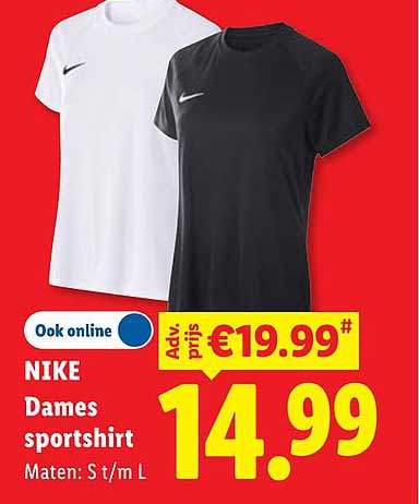 NIKE Dames sportshirt