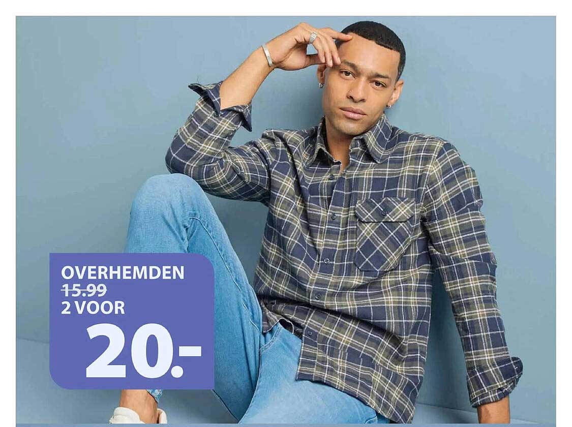 OVERHEMDEN 2 VOOR 20.-