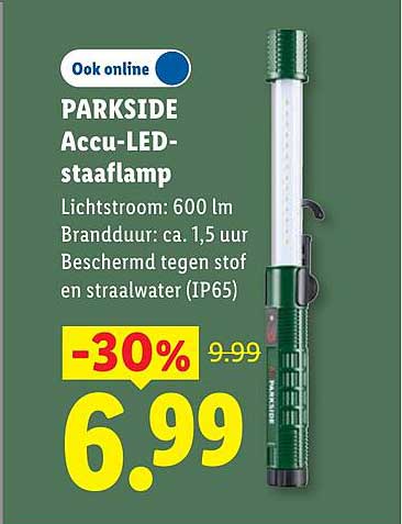 PARKSIDE Accu-LED-staaflamp