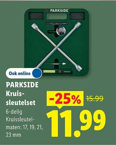 PARKSIDE Kruis-sleutelset