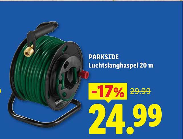 PARKSIDE Luchtslanghaspel 20 m