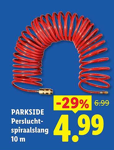 PARKSIDE Perslucht-spiraalslang 10 m