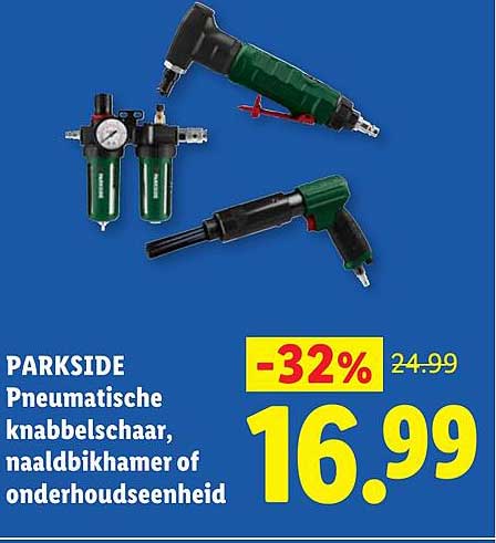 PARKSIDE Pneumatische knabbelschaar, naaldbikhamer of onderhoudseenheid