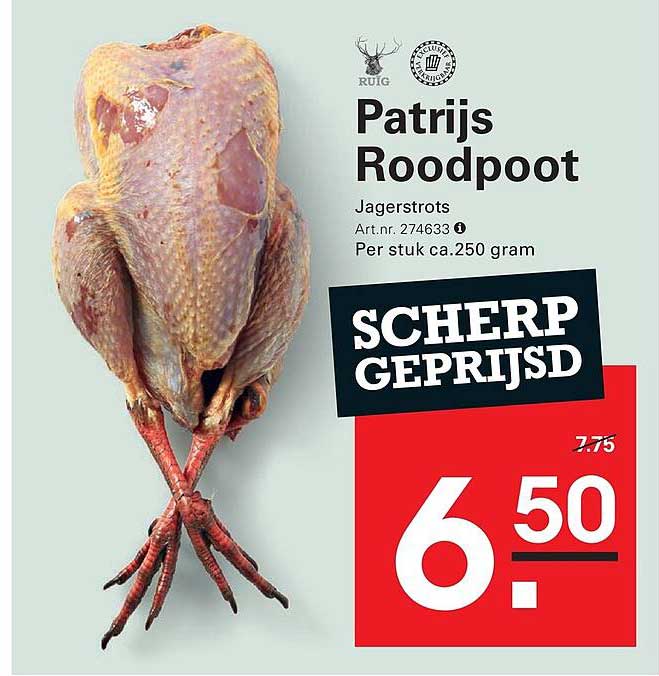Patrijs Roodpoot