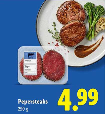 Pepersteaks 250 g