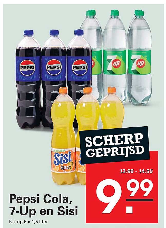 Pepsi Cola, 7-Up en Sisi
