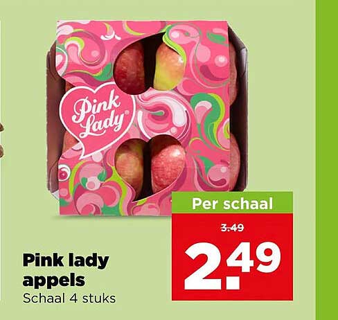 Pink lady appels