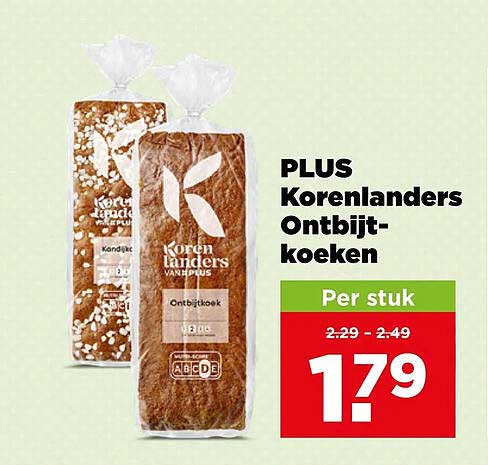 PLUS Korenlanders Ontbijtkoeken