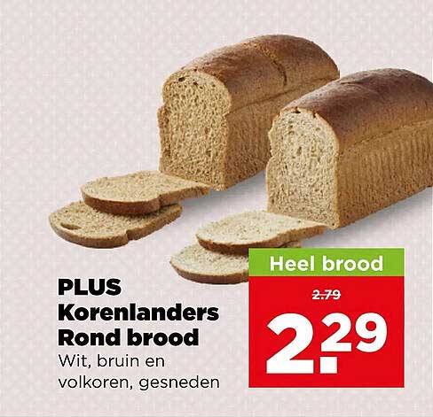 PLUS Korenlanders Rond brood