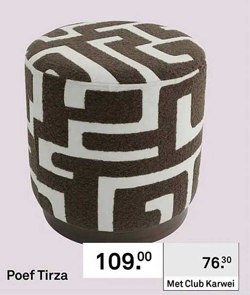 Poef Tirza