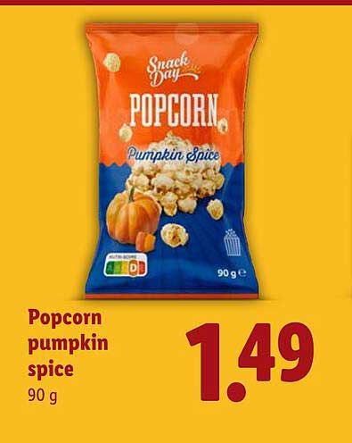 Popcorn pumpkin spice