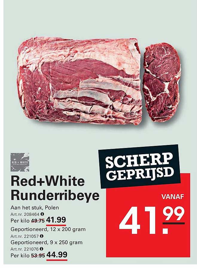 Red+White Runderribeye