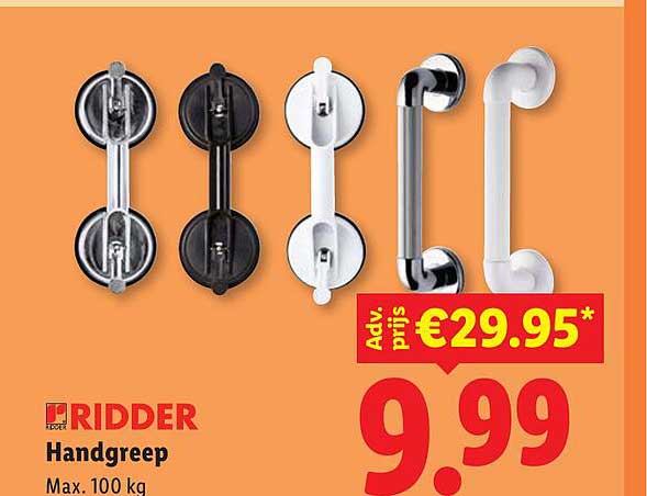 RIDDER Handgreep Max. 100 kg