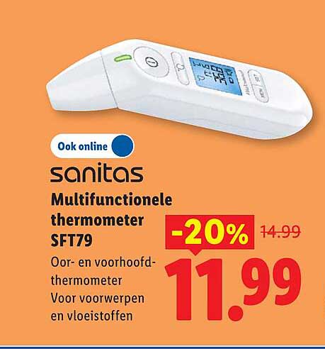 sanitas Multifunctionele thermometer SFT79
