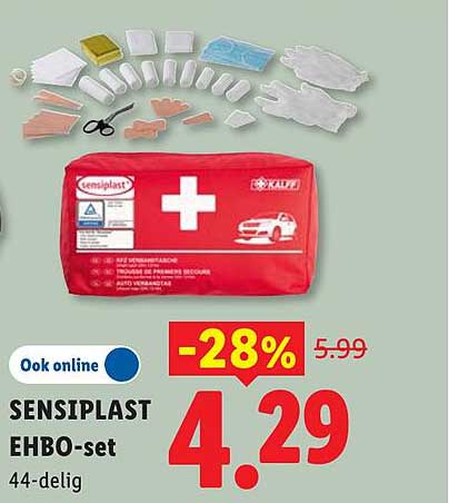 SENSIPLAST EHBO-set 44-delig