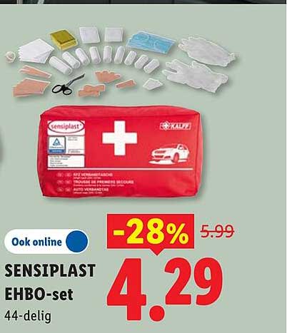 SENSIPLAST EHBO-set 44-delig