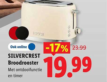 SILVERCREST Broodrooster Met ontdooifunctie en timer -17%