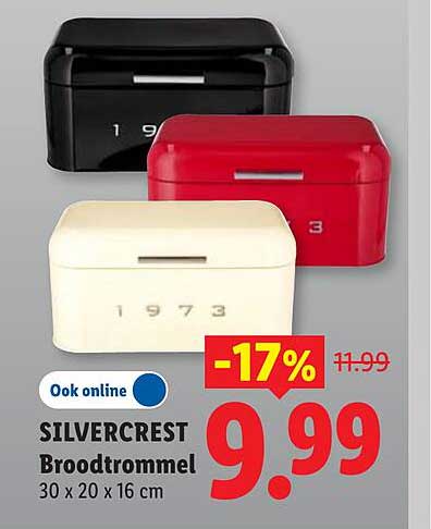 SILVERCREST Broodtrommel -17%
