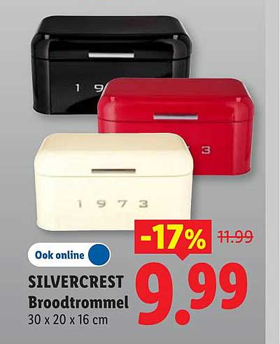 SILVERCREST Broodtrommel 30 x 20 x 16 cm