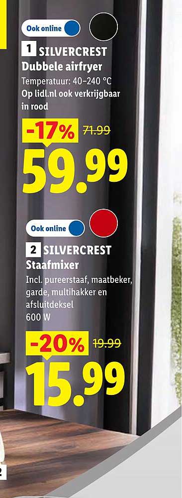 SILVERCREST Dubbele airfryer