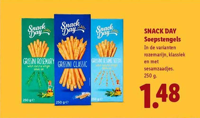 SNACK DAY Soepstengels
