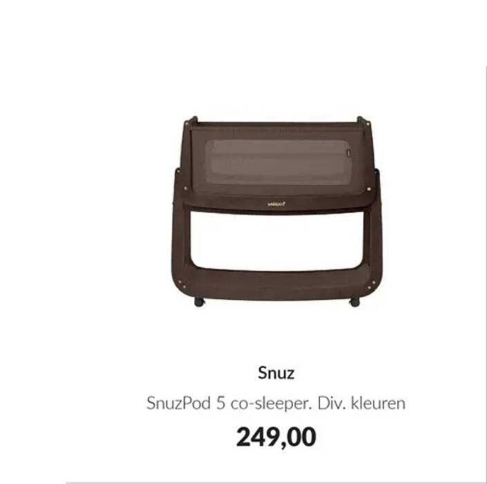 Snuz SnuzPod 5 co-sleeper. Div. kleuren