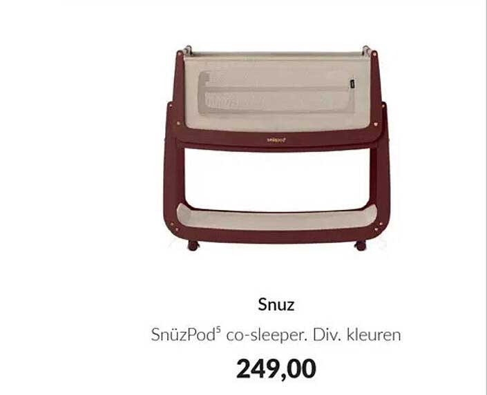 SnüzPod⁵ co-sleeper. Div. kleuren