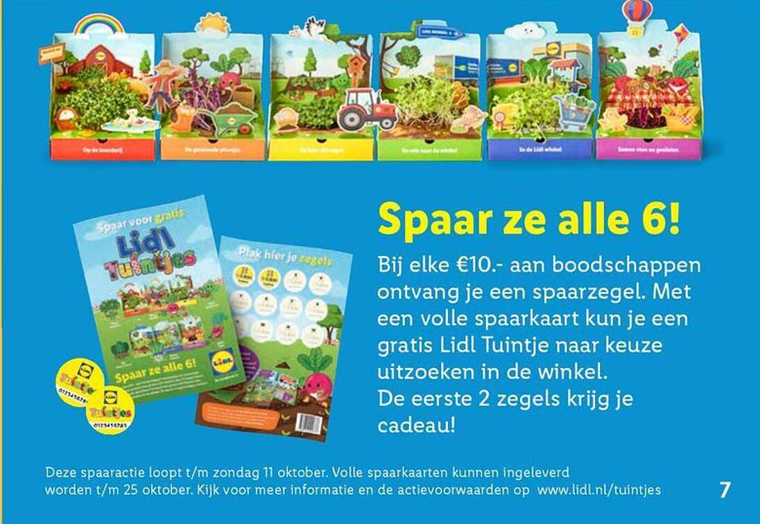 Spaar ze alle 6!