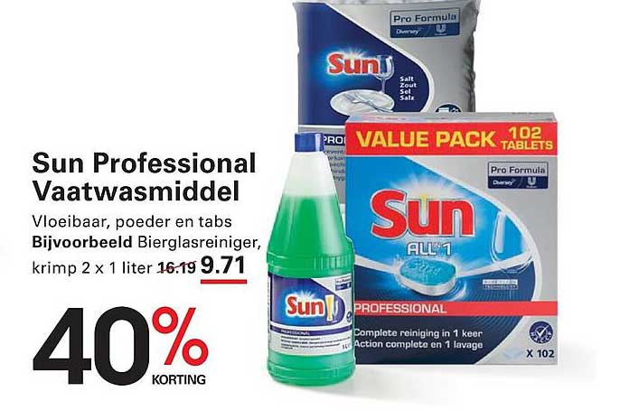 Sun Professional Vaatwasmiddel