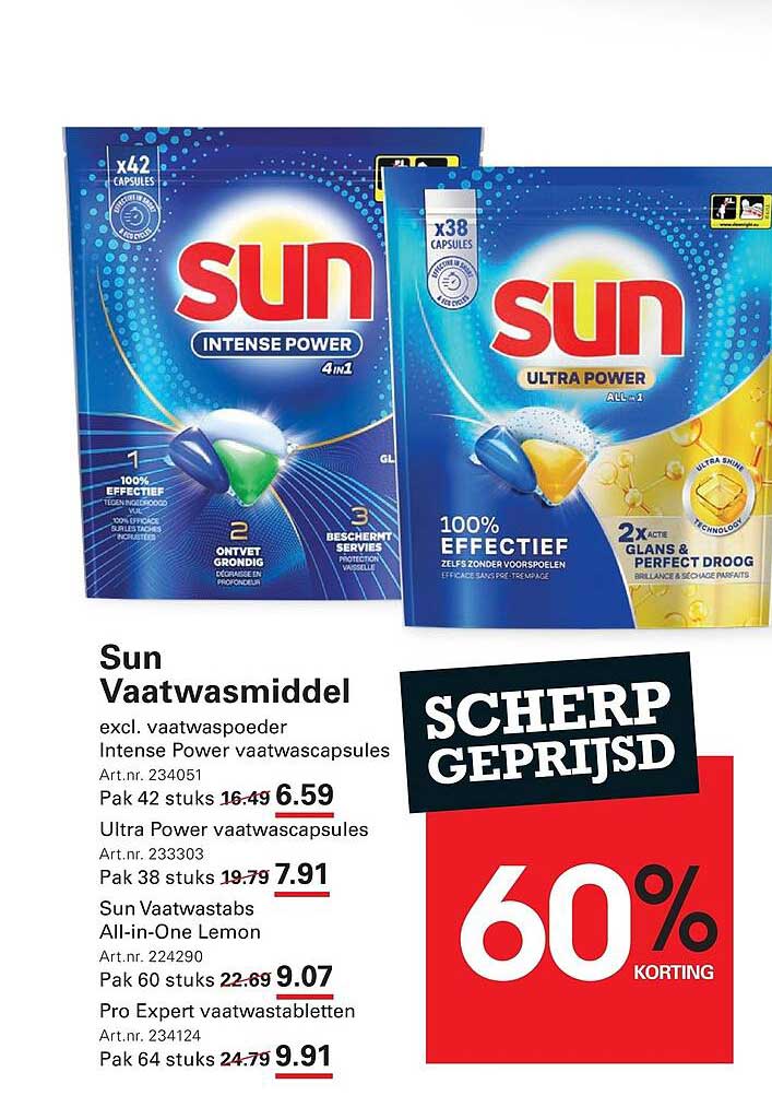 Sun Vaatwasmiddel