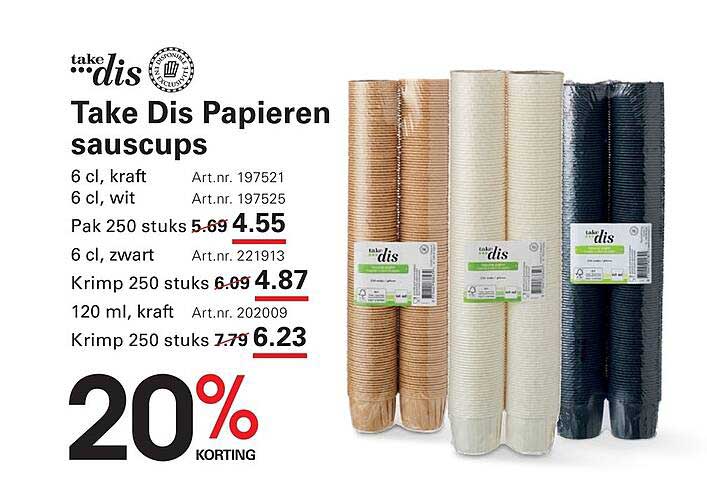 Take Dis Papieren sauscups