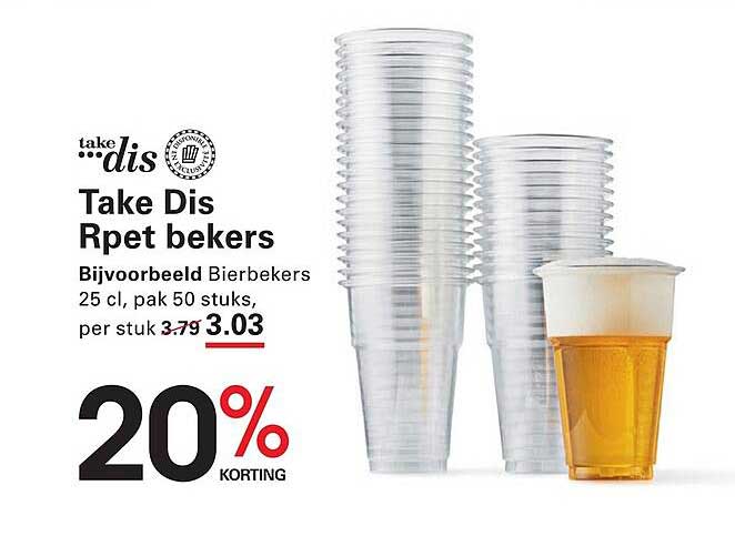 Take Dis Rpet bekers
