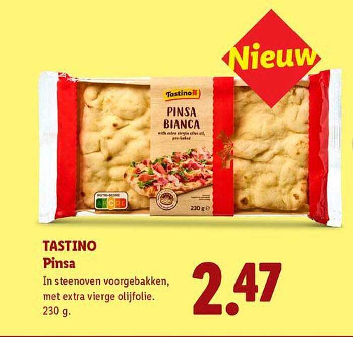Tastino Pinsa Bianca Nieuw