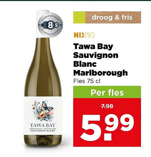 Tawa Bay Sauvignon Blanc Marlborough Fles 75 cl