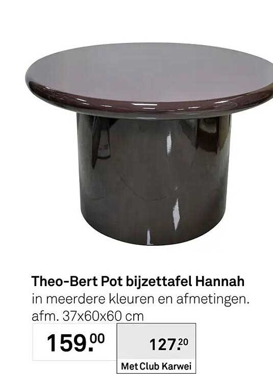 Theo-Bert Pot bijzettafel Hannah