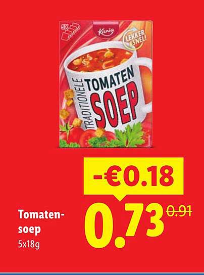 Tomaten-soep 5x18g
