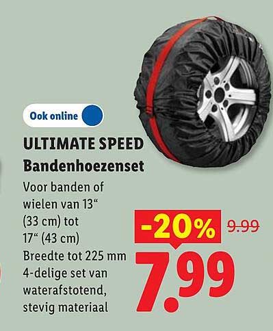 ULTIMATE SPEED Bandenhoezenet