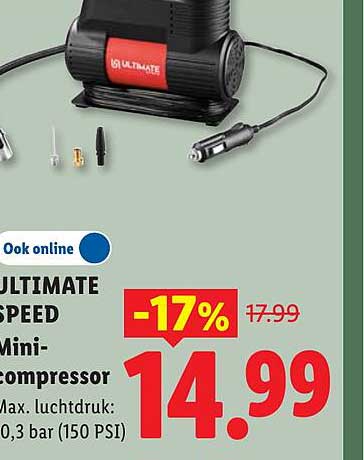 ULTIMATE SPEED Mini-compressor -17%