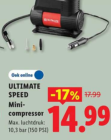 ULTIMATE SPEED Mini-compressor