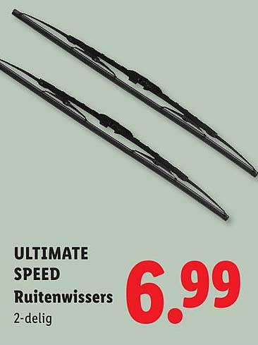 ULTIMATE SPEED Ruitenwissers 2-delig