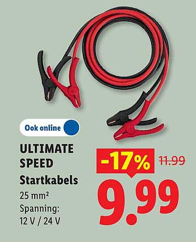 ULTIMATE SPEED Startkabels 25 mm² -17%