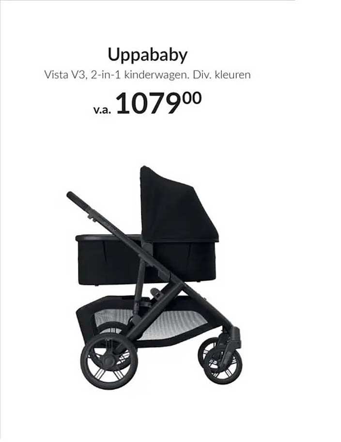 Uppababy Vista V3, 2-in-1 kinderwagen. Div. kleuren